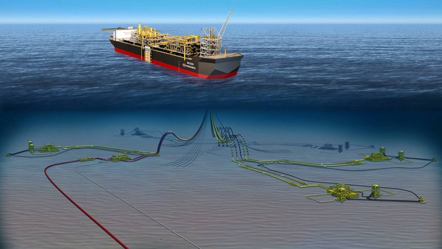 Rendering of the Barossa FPSO