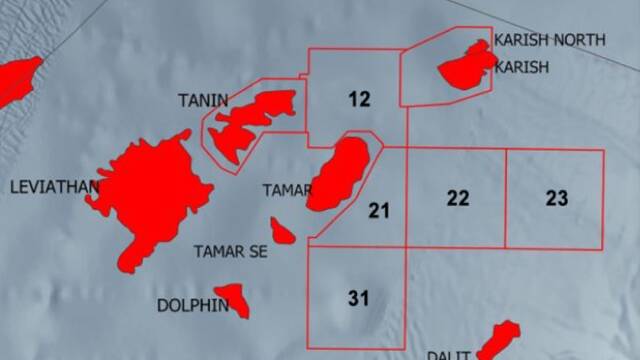 Zeus is in block 12, between the Karish and Tanin leases, offshore Israel.