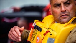 Lifejackets with 150 Newton buoyancy help ensure the wearer floats in a safer position high above the waves