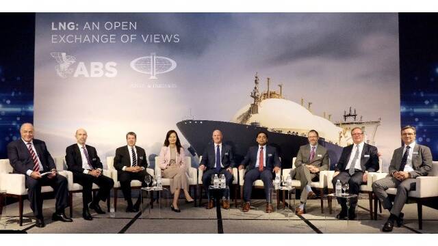 The panel at the ABS and Poten & Partners event LNG: An Open Exchange of Views