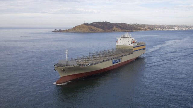 November 19, 2019 – Lurline, Lead Ship of Matson Kanaloa Class, on Sea Trials.