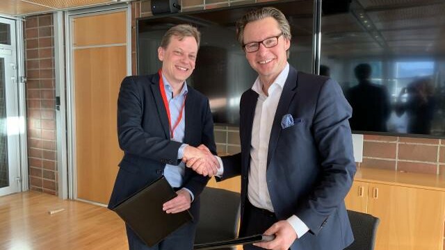 Roger Holm, President, Wärtsilä Marine and Knut Ørbeck-Nilssen, CEO, DNV GL – Maritime