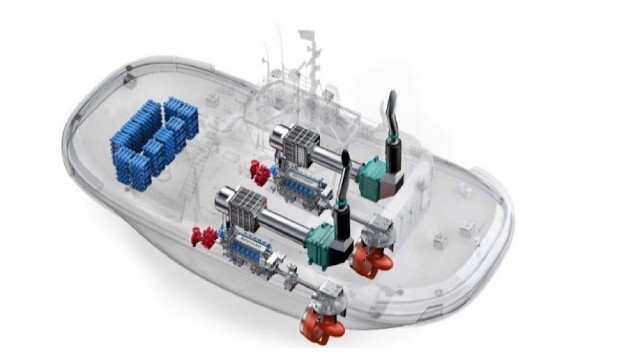 The HydroTug, the world’s first hydrogen-powered tugboat, is developed by CMB.TECH and will be delivered to the Port of Antwerp in 2021.The HydroTug, the world’s first hydrogen-powered tugboat, is developed by CMB.TECH and will be delivered to the Port of Antwerp in 2021.